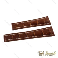 بند چرم ساعت برایتلینگ مردانه قهوه ای Breitling-strap-4193-G