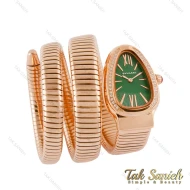 ساعت بولگاری ماری زنانه رزگلد صفحه سبز Bvlgari-4194-L