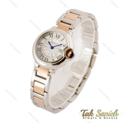 ساعت کارتیر بالن بلو زنانه اسمال رزگلد نقره ای Cartier-4195-L