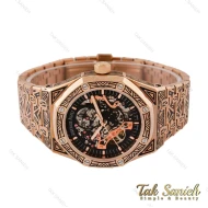 ساعت AP ای پی حکاکی مردانه رزگلد اتوماتیک AP-4214-G