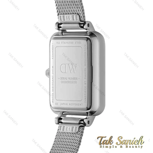 ساعت دنیل ولینگتون زنانه مستطیلی سیلور Daniel-4220-L