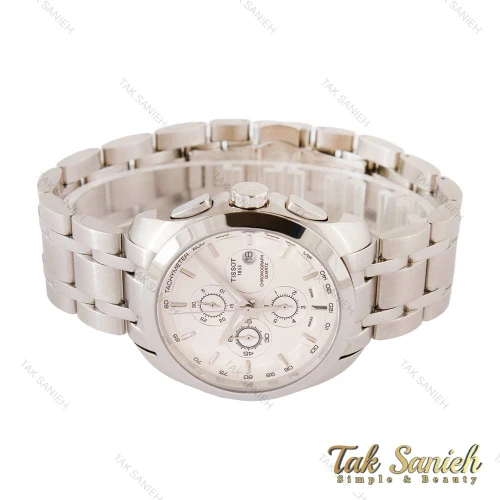 ساعت تیسوت مردانه 1853 سه موتوره نقره ای سفید Tissot-4226-G