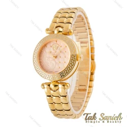 ساعت ورساچه زنانه طلایی صفحه نباتی Versace-4228-L