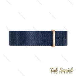 بند ساعت دنیل ولینگتون برزنتی سرمه ای رزگلد مردانه DW-Strap-4232-G