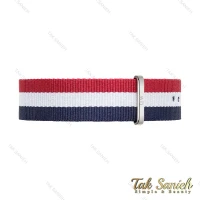 بند برزنتی دنیل ولینگتون مردانه مدل کمبریج سیلور DW-Strap-4242-G