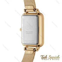 ساعت دنیل ولینگتون زنانه کوادرو طلایی صفحه صدف مشکی DW-4318-L