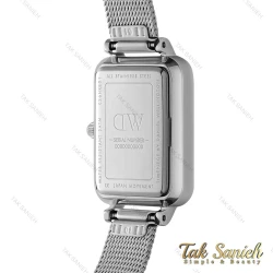 ساعت دنیل ولینگتون زنانه کوادرو سیلور صفحه صدف مشکی DW-4319-L