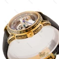 ساعت پتک فیلیپ مردانه اتوماتیک حکاکی شده طلایی Patek-4338-G