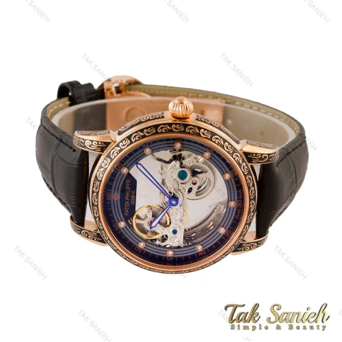 ساعت پتک فیلیپ حکاکی مردانه اتوماتیک رزگلد Patek-4339-G
