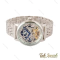 ساعت پتک فیلیپ مردانه اتوماتیک اسکلتون سیلور سفید Patek-4342-G