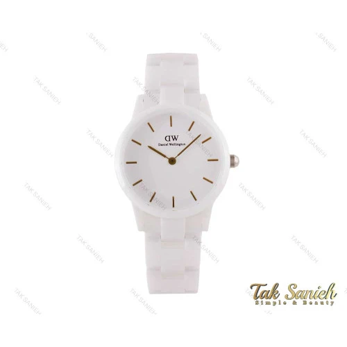 ساعت سفید دنیل ولینگتون زنانه سرامیکی DW-4030-L