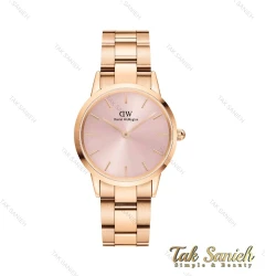 ساعت دنیل ولینگتون زنانه رزگلد صفحه صورتی متوسط DW-4360-32-L