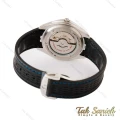 ساعت اومگا سیمستر مردانه اتوماتیک بند رابر  سیلور مشکی Omega-4350-G