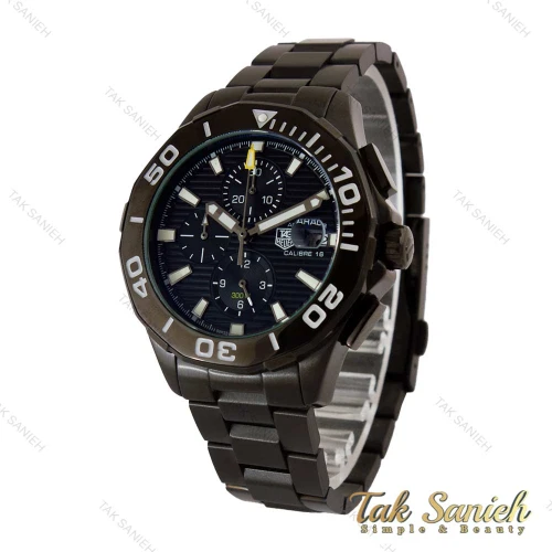 ساعت تگ هویر مردانه سه موتوره مشکی Tag-4366-G