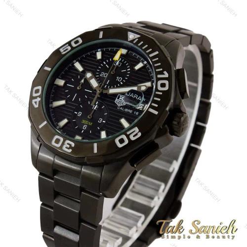 ساعت تگ هویر مردانه سه موتوره مشکی Tag-4366-G