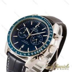 ساعت امگا مردانه اسپیدمستر بند چرم سرمه ای Omega-4376-G