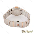 ساعت امگا زنانه کانسلیشن رزگلد سیلور نگین دار صفحه مشکی Omega-4379-L