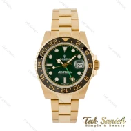 ساعت رولکس مردانه جی ام تی مستر 2 طلایی صفحه سبز Rolex-4382-G