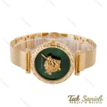 ساعت ورساچه زنانه پالازو طلایی صفحه سبز Versace-4384-L