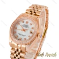 ساعت رولکس زنانه رزگلد دورنگین مدیوم Rolex-4390-L