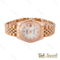 ساعت رولکس زنانه رزگلد دورنگین مدیوم Rolex-4390-L