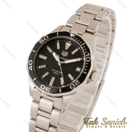 ساعت تگ هویر مدل آکوا ریسر زنانه سیلور مشکی Tag-4392-L