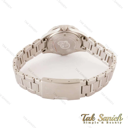 ساعت تگ هویر مدل آکوا ریسر زنانه سیلور مشکی Tag-4392-L