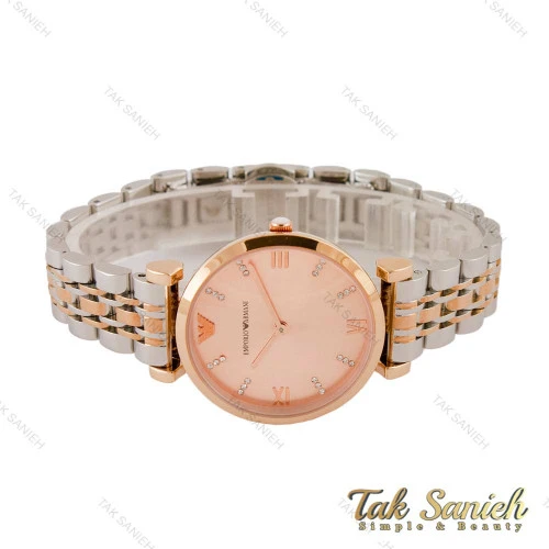 ساعت امپریو آرمانی زنانه دو رنگ رزگلد Armani-4397-L