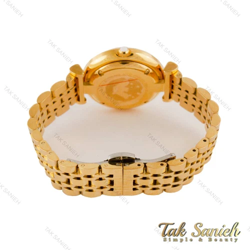 ساعت امپریو آرمانی زنانه طلایی صفحه فول نگین Armani-4398-L