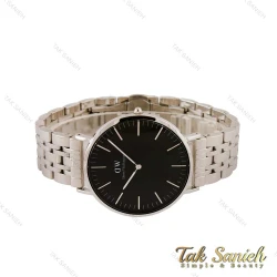 ساعت دنیل ولینگتون مردانه نقره ای مشکی DW-4420-42-G