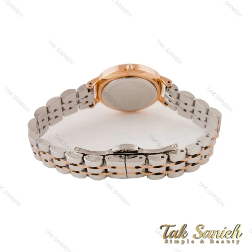 ساعت دنیل ولینگتون زنانه رزگلد نقره ای صفحه صورتی اسمال DW-4422-28-L