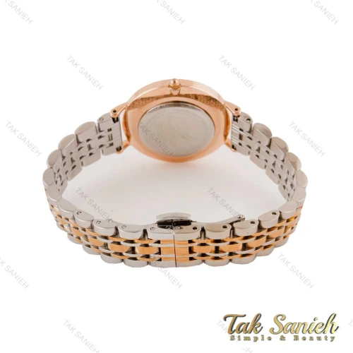 ساعت دنیل ولینگتون زنانه دورنگ رزگلد صفحه سفید متوسط DW-4424-32-L