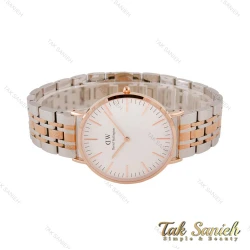 ساعت دنیل ولینگتون مردانه دورنگ رزگلد صفحه سفید DW-4425-42-G