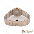 ساعت امگا کانسلیشن زنانه دورنگ رزگلد صفحه مشکی Omega-4439-L