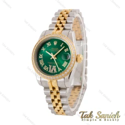 ساعت رولکس زنانه دیت جاست صفحه سبز Rolex-3980-L