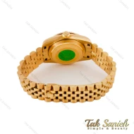 ساعت رولکس زنانه طلایی مدیوم صفحه سفید صدفی Rolex-4449-L