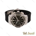 ساعت هابلوت زنانه سه موتوره نقره ای مشکی نگین دار Hublot-4466-L