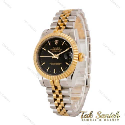 ساعت رولکس دورنگ طلایی ایندکس خط Rolex-5040-G