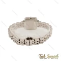 ساعت دنیل ولینگتون زنانه مربعی نقره ای صفحه مشکی DW-4475-L