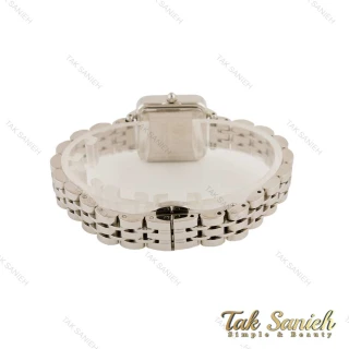 ساعت دنیل ولینگتون زنانه مربعی نقره ای صفحه سفید DW-4476-L