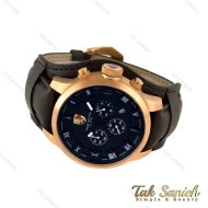 ساعت پورشه دیزاین مردانه سه موتوره رزگلد مشکی Porsche-4498-G