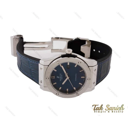 ساعت هابلوت اتوماتیک مردانه سیلور سرمه ای Hublot-4036-G