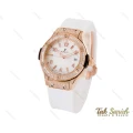 ساعت زنانه هابلوت سفید فول نگین Hublot-4039-L