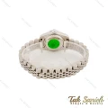 ساعت رولکس دیت جاست زنانه نقره ای صفحه سبز اسمال Rolex-4509-S-L