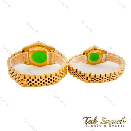 ساعت ست رولکس طلایی مدل دیت جاست Rolex-4522-S