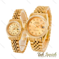ساعت ست رولکس طلایی مدل دیت جاست Rolex-4522-S