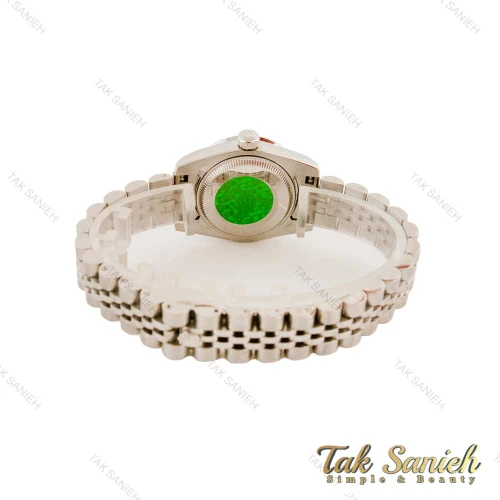 ساعت رولکس زنانه نقره ای صفحه سرمه ای Rolex-4527-S-L