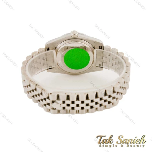 ساعت رولکس مردانه نقره ای صفحه سرمه ای Rolex-4529-G