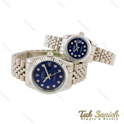 ساعت رولکس ست نقره ای صفحه سرمه ای Rolex-4530-S