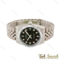 ساعت رولکس نقره ای صفحه مشکی Rolex-4534-G